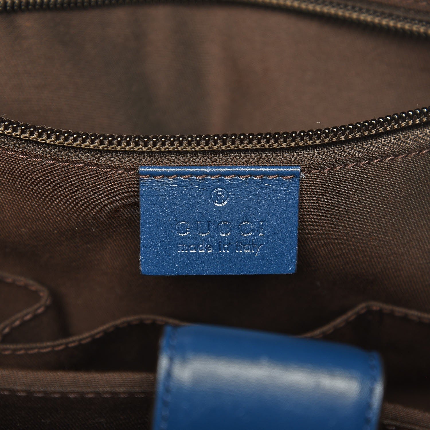 Gucci Diamante Medium Flap Messenger Bag Blue 6 of 19