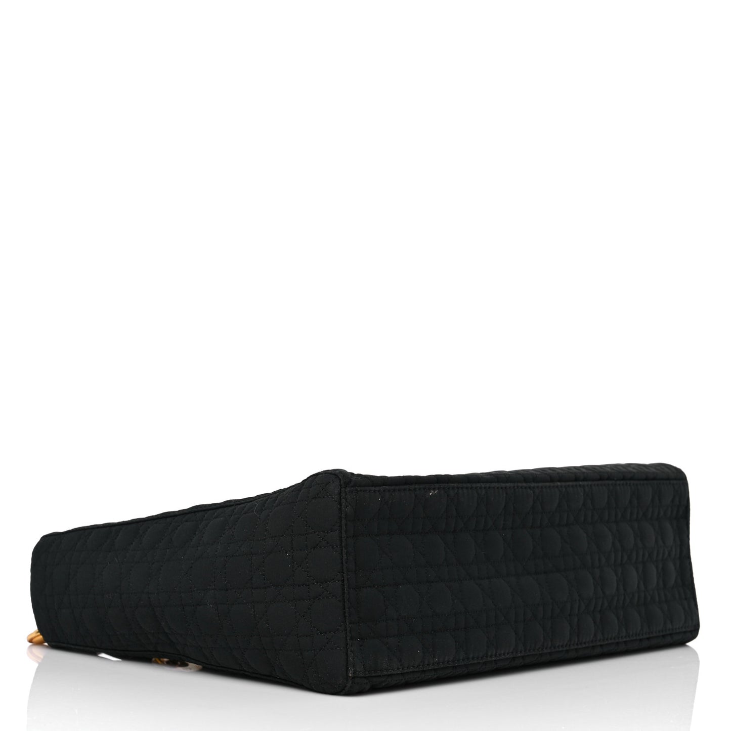 Nylon Cannage Large Lady Dior Black