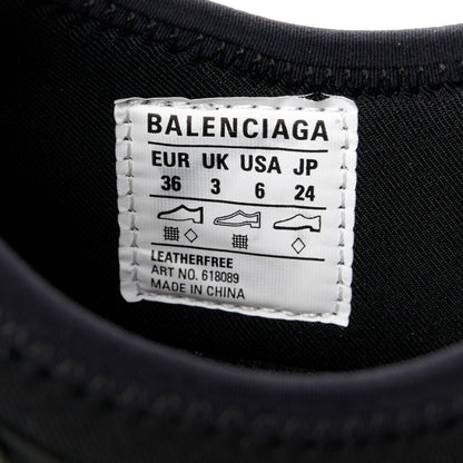 Balenciaga Neoprene Rubber Thong Sandals 36 Black 9 of 10