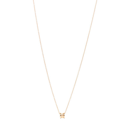 Tiffany 18K Rose Gold Atlas Open Pendant Necklace 1 of 4