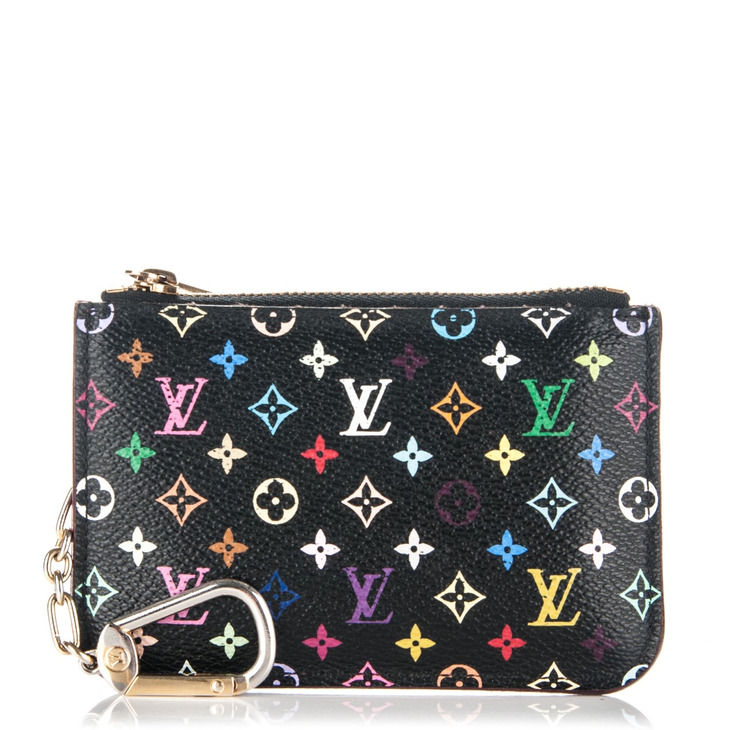 Monogram Multicolor Key Pouch Black Grenade