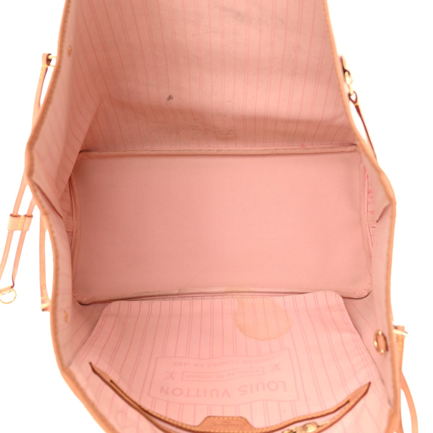 Damier Azur Neo Neverfull GM Rose Ballerine
