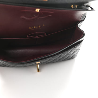 Chanel Caviar Quilted Medium Double Flap Black 5 of 9