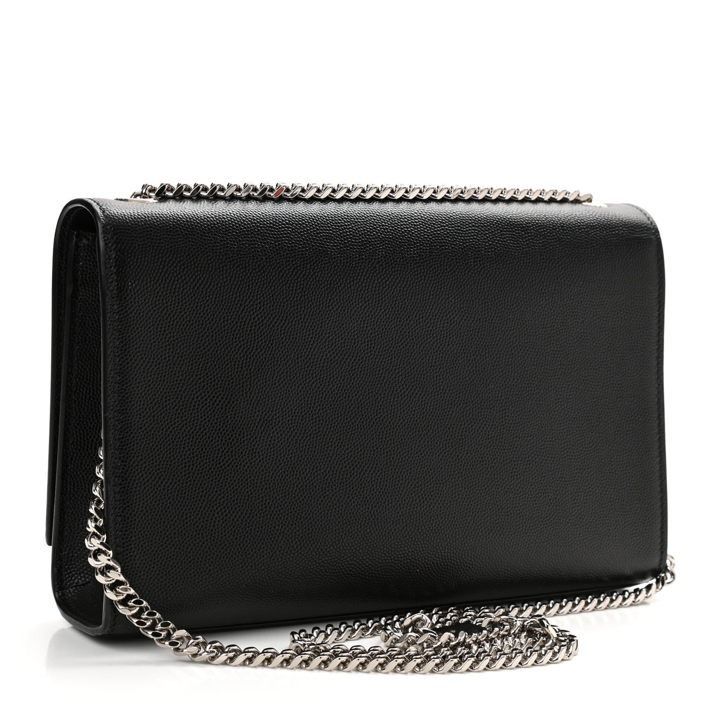 Grain De Poudre Medium Classic Monogram Kate Satchel Black