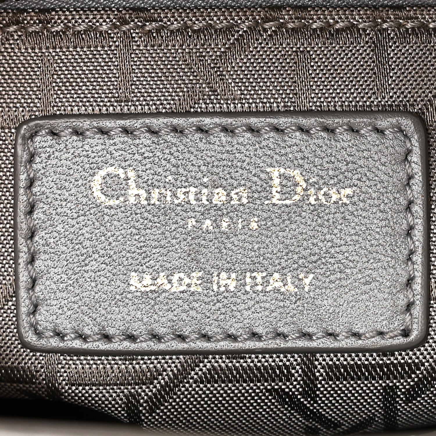 Christian Dior Metallic Lambskin Cannage Mini Lady Dior Grey 6 of 10