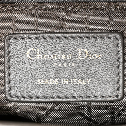 Christian Dior Metallic Lambskin Cannage Mini Lady Dior Grey 6 of 10