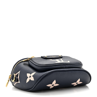 Louis Vuitton Empreinte Monogram Giant Mini By The Pool Bumbag Blue Beige 4 of 9