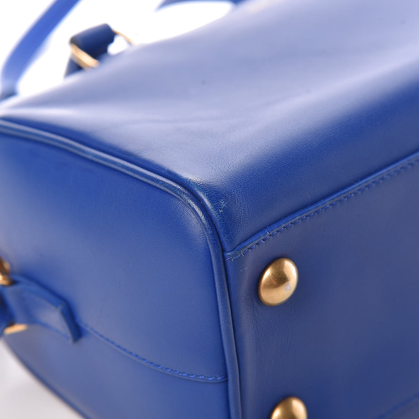 Calfskin Classic Baby Duffle Blue