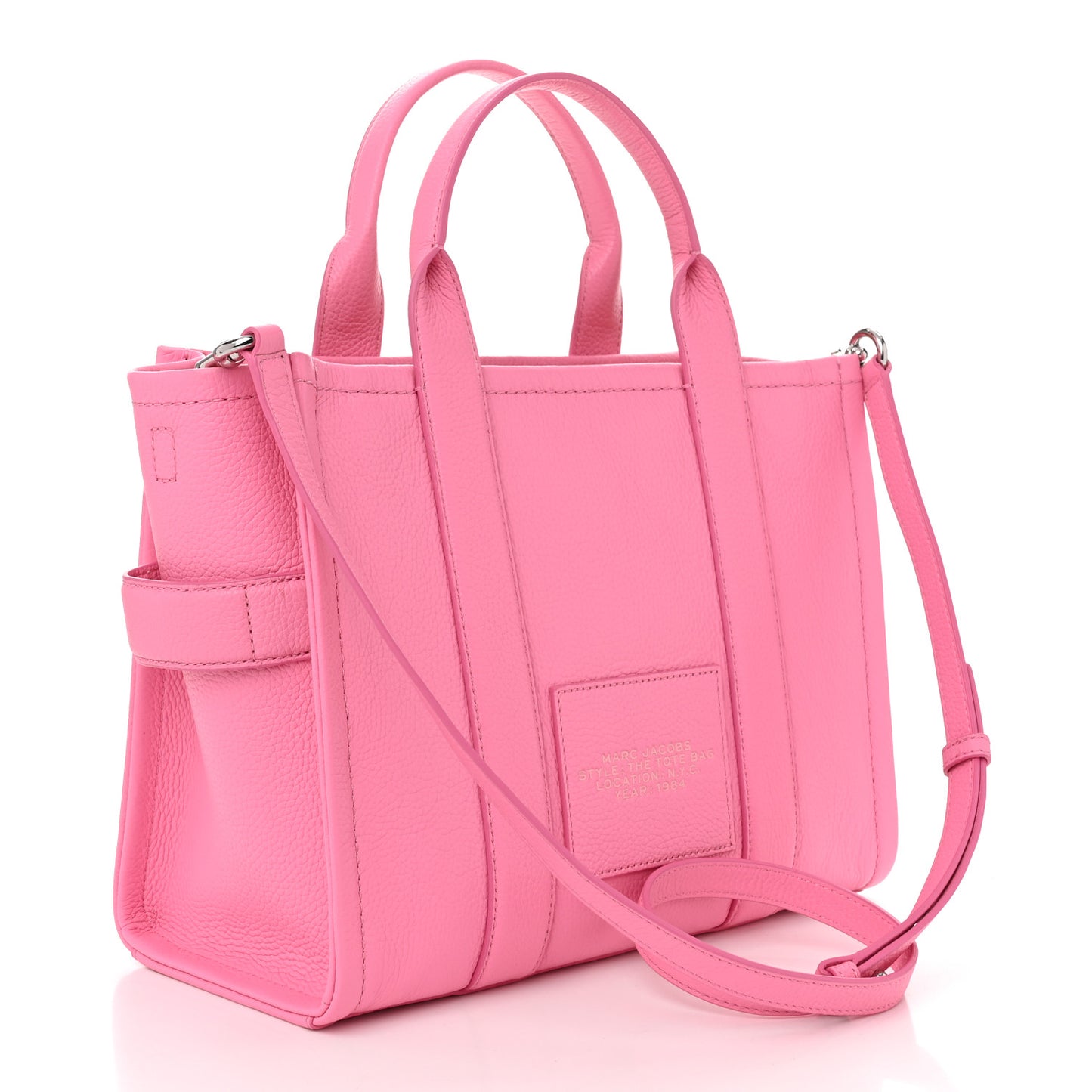 Grained Calfskin Medium The Tote Bag Petal Pink