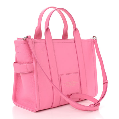 Marc Jacobs Grained Calfskin Medium The Tote Bag Petal Pink 2 of 11
