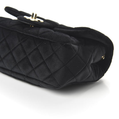 Chanel Velvet Quilted Mini Rectangular Pearl Crush Flap Black 7 of 10