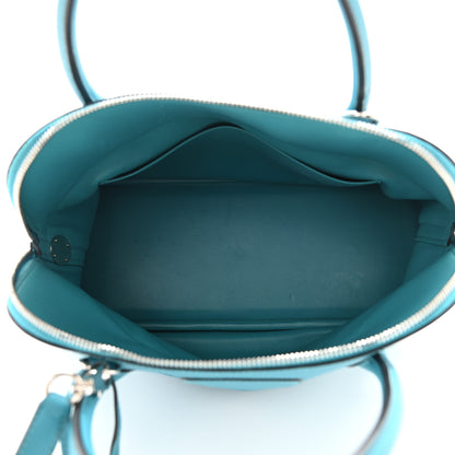 Hermes Taurillon Clemence Bolide 31 Turquoise 5 of 8