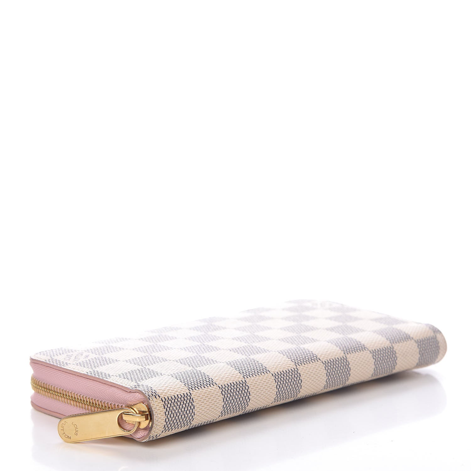 Louis Vuitton Damier Azur Zippy Wallet Rose Ballerine 4 of 9