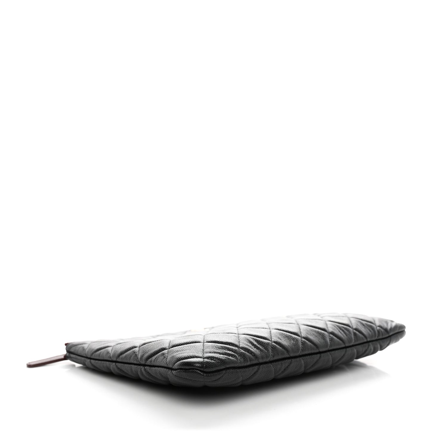 Caviar Quilted Medium Cosmetic Case Black