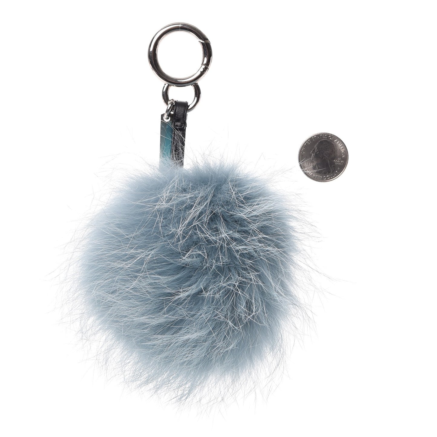 Fox Mink Rabbit Fur Vitello Flamingo Mini Monster Bag Bug Charm Lagoon Black Multicolor