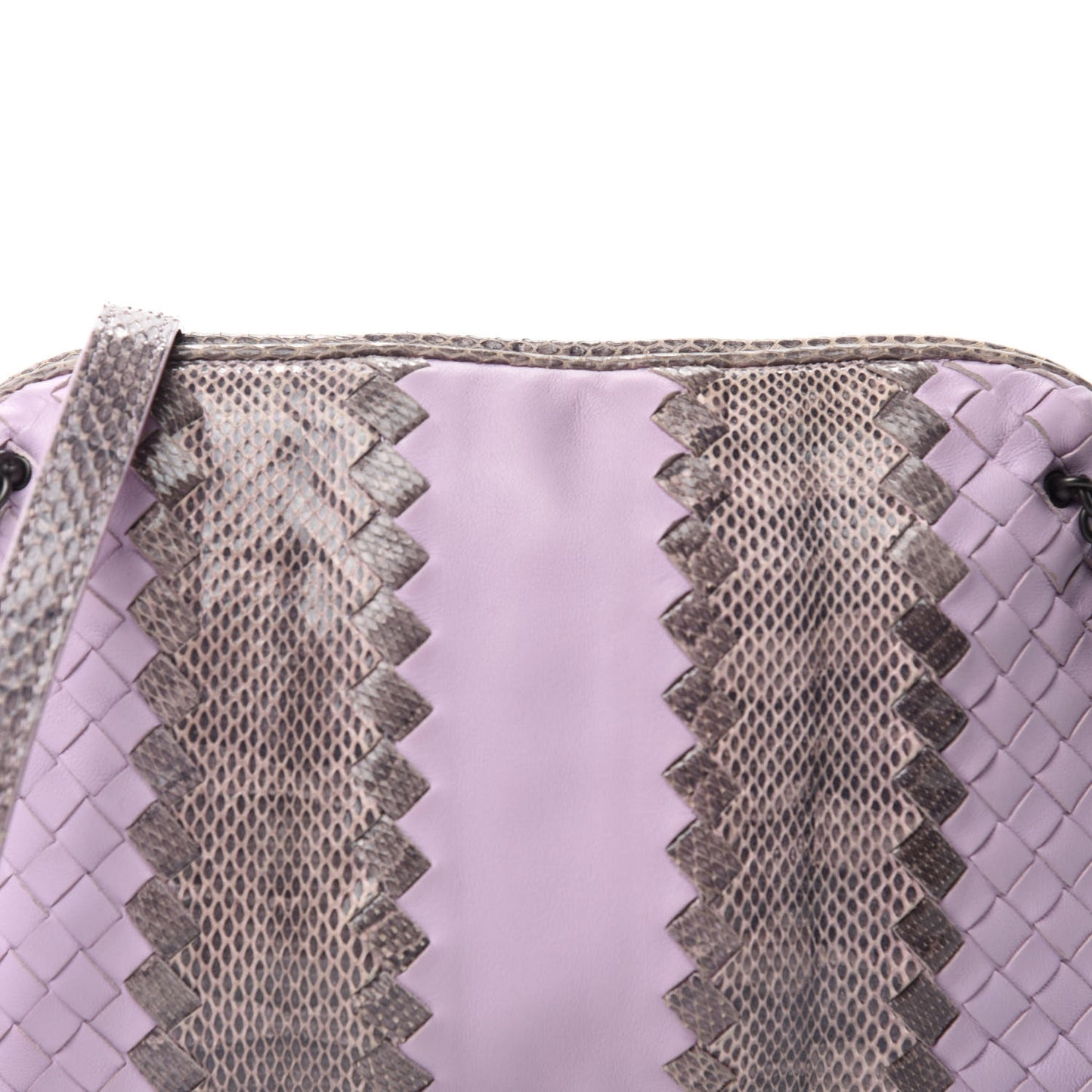 Nappa Intrecciato Ayers Crossbody Pillow Messenger Parme