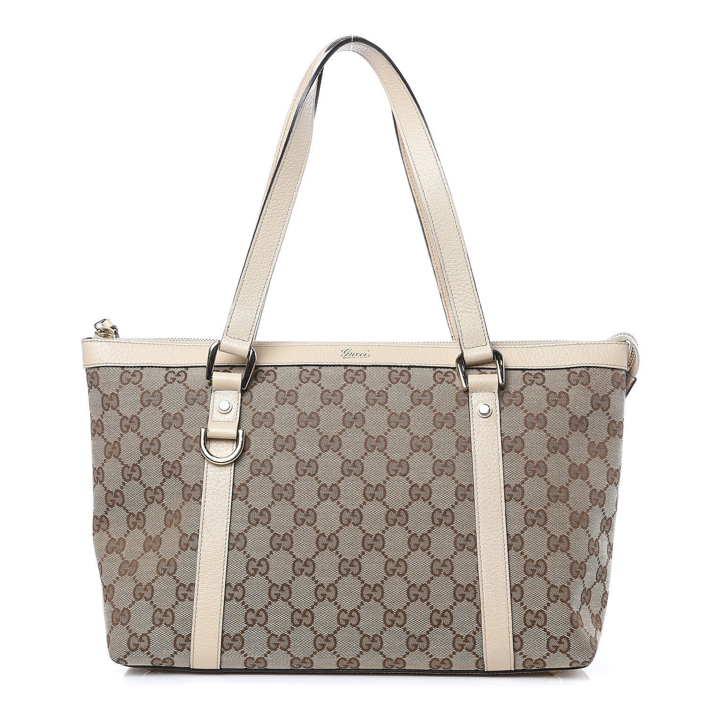 Monogram Abbey Medium Tote Off White