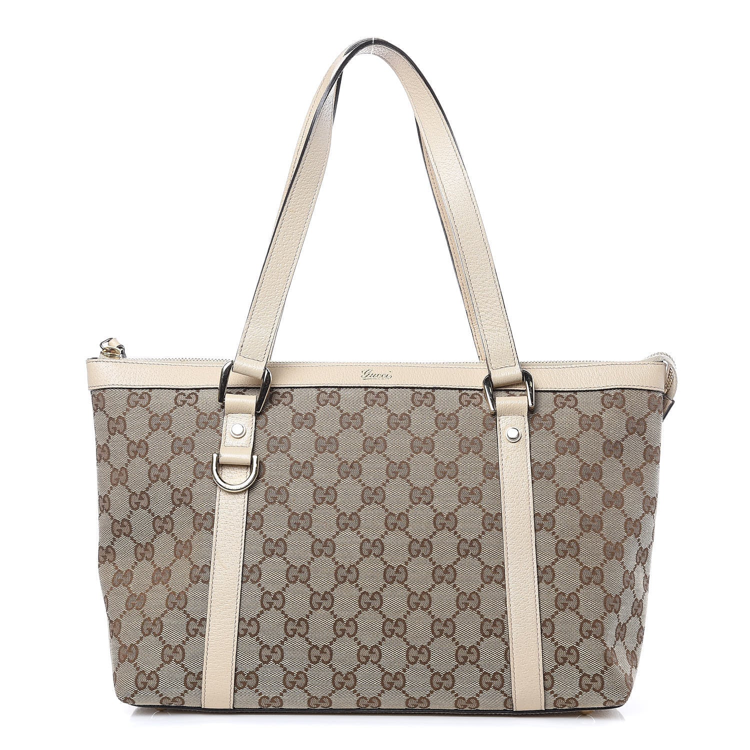 Gucci Monogram Abbey Medium Tote Off White 1 of 14