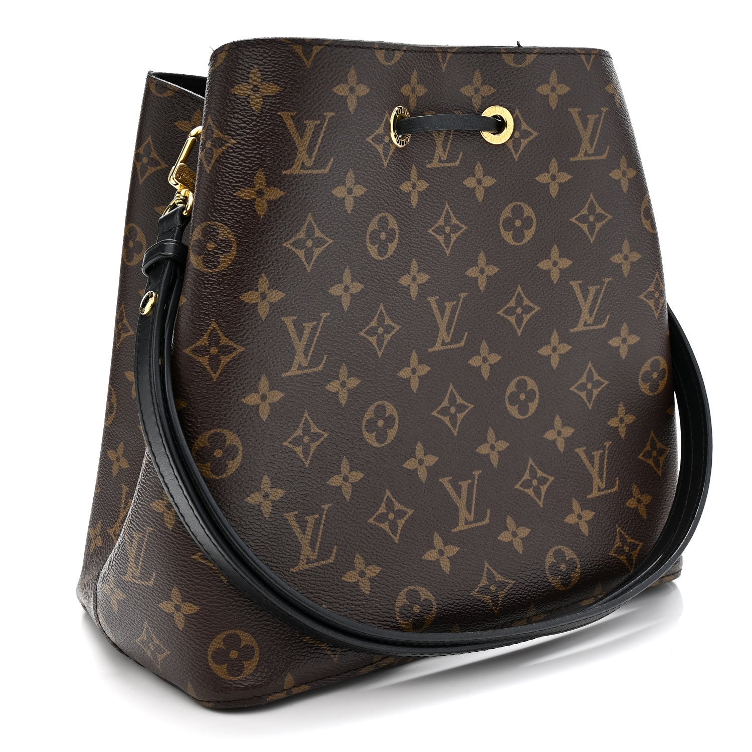 Louis Vuitton Monogram Neonoe MM Black 3 of 11