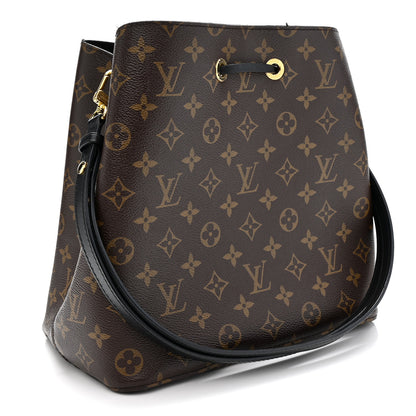 Louis Vuitton Monogram Neonoe MM Black 3 of 11