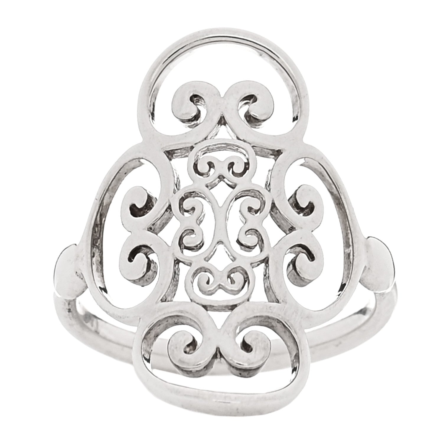 Tiffany Sterling Silver Paloma Picasso Venezia Goldoni Quadruplo Ring 52 6 1 of 5