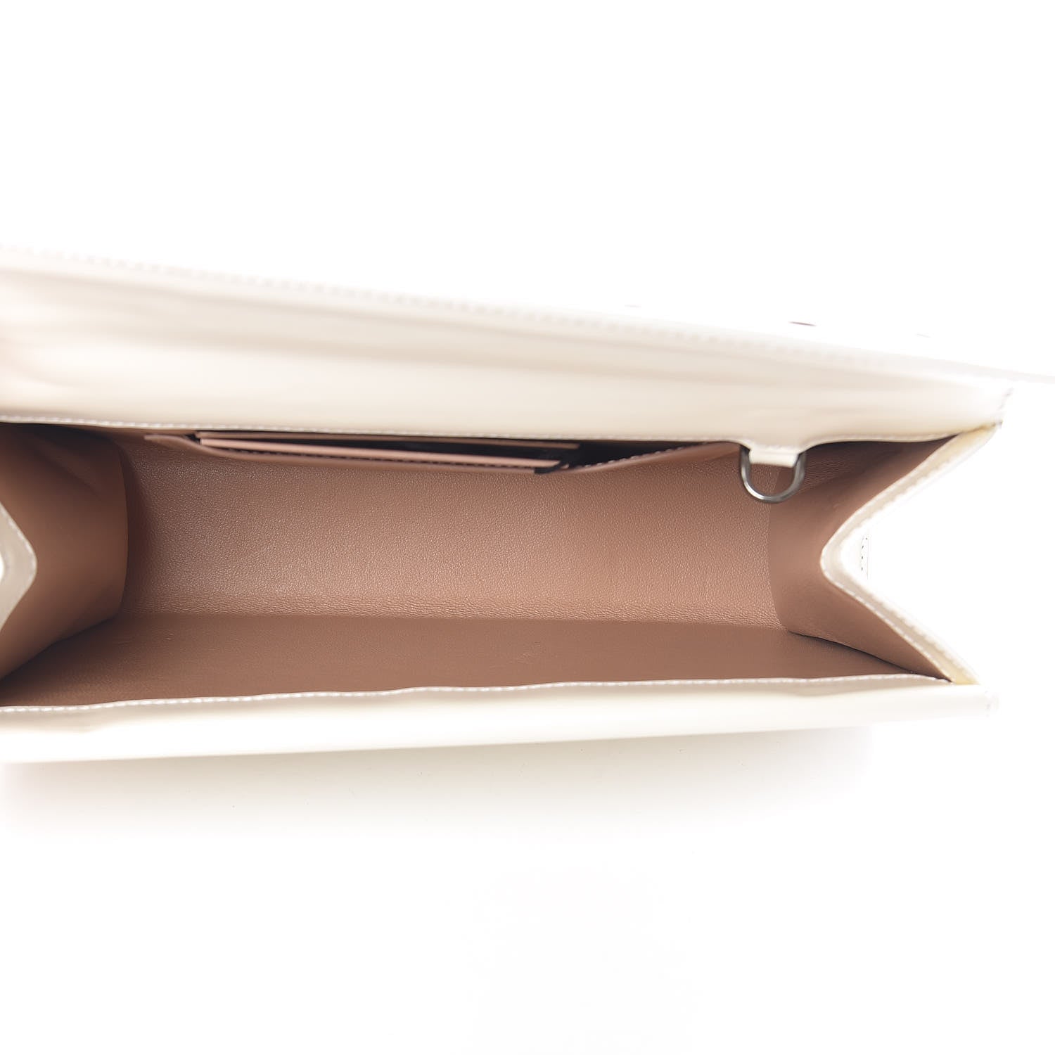 Alaia Calfskin Laser Cut Clutch White 5 of 11