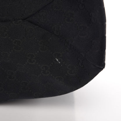 Gucci Monogram Large Horsebit Chain Hobo Black 13 of 13