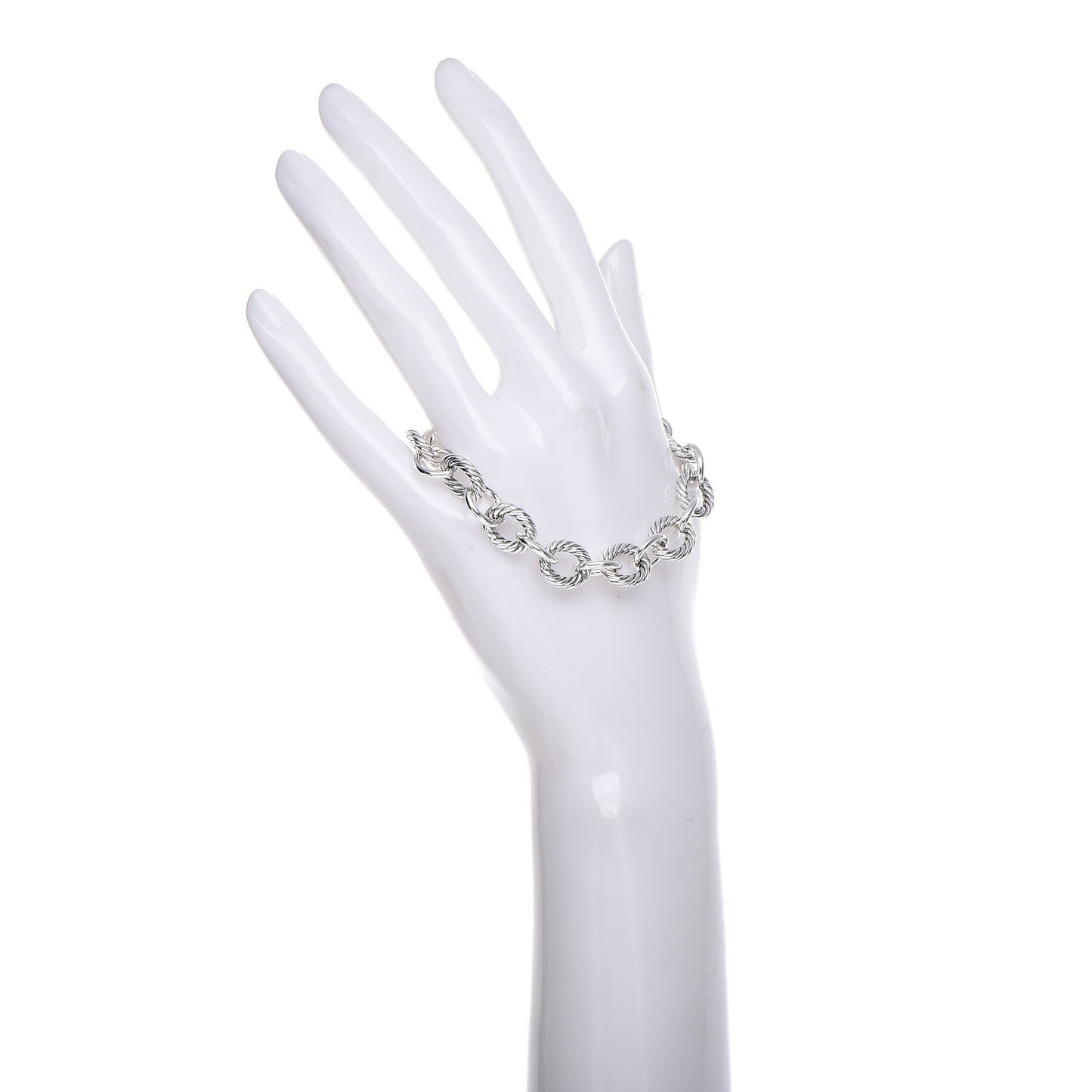Sterling Silver 10mm Medium Oval Link Bracelet