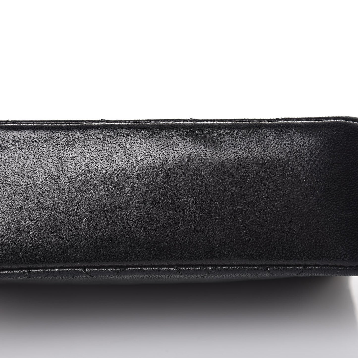 Lambskin Quilted Extra Mini Flap Black