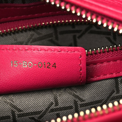 Christian Dior Lambskin Cannage Medium Lady Dior Pink 7 of 10