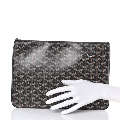 Goyard Goyardine Senat Pochette MM Black 2 of 8