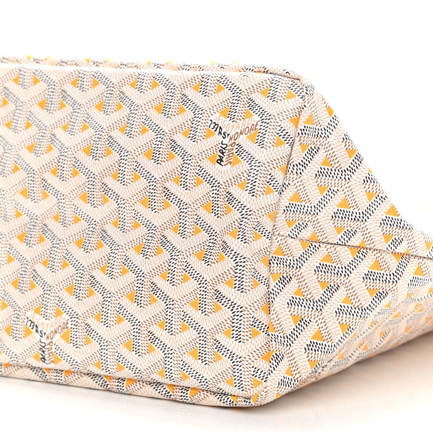 Goyardine Saint Louis Claire Voie PM White Orange