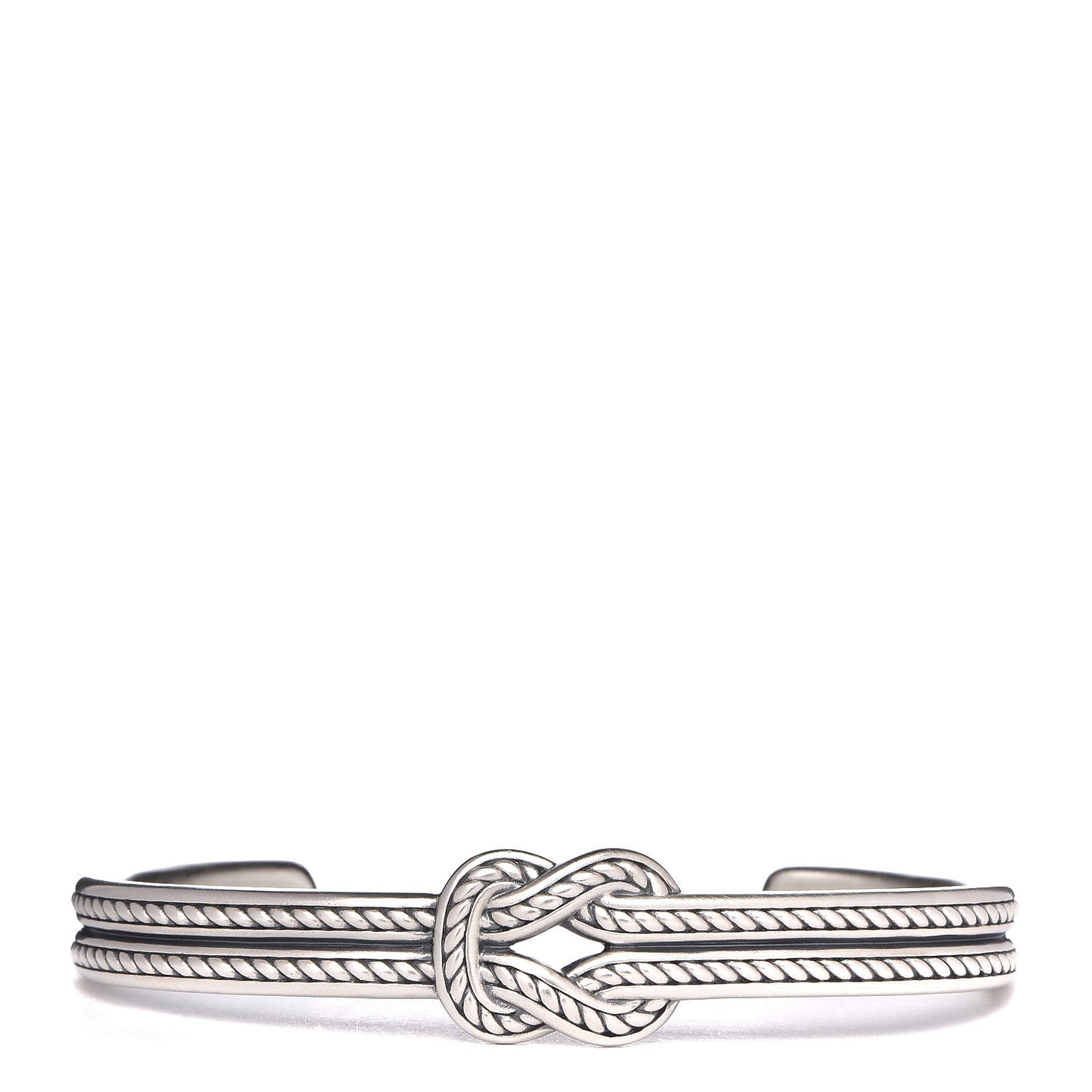 Sterling Silver Reef Knot Cuff Bracelet