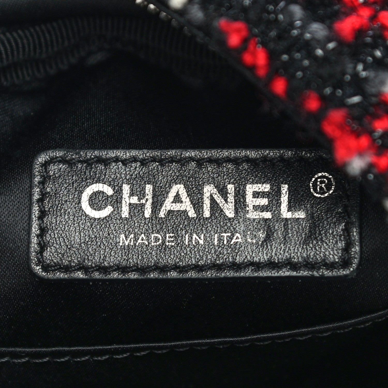 Chanel Tweed Nylon Quilted Small Astronaut Essentials Backpack Black Multicolor 5 of 9