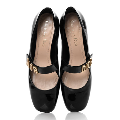 Christian Dior Patent Baby-D Ballet Pumps 37 Black 5 of 10