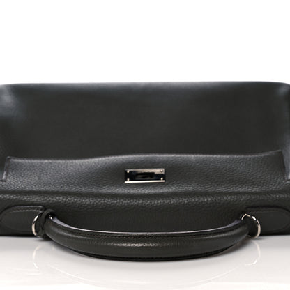 Hermes Taurillon Clemence Kelly Retourne 32 Vert De Gris 13 of 41