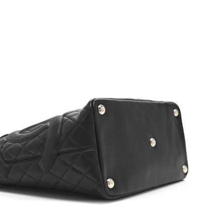Chanel Calfskin Quilted Large Cambon Tote Black 9 of 10