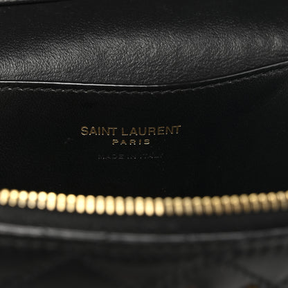 Saint Laurent Lambskin Quilted Mini Gaby Vanity Case Black 6 of 10