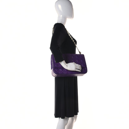 Christian Dior Lambskin Cannage Large Miss Dior Flap Purple 2 of 11