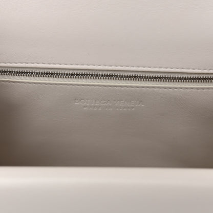 Bottega Veneta Box Calfskin Nappa Clip Bag Chalk 6 of 9
