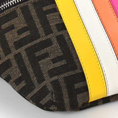Fendi Fabric Jacquard FF Kids Belt Bag Tobacco Multicolor 7 of 8