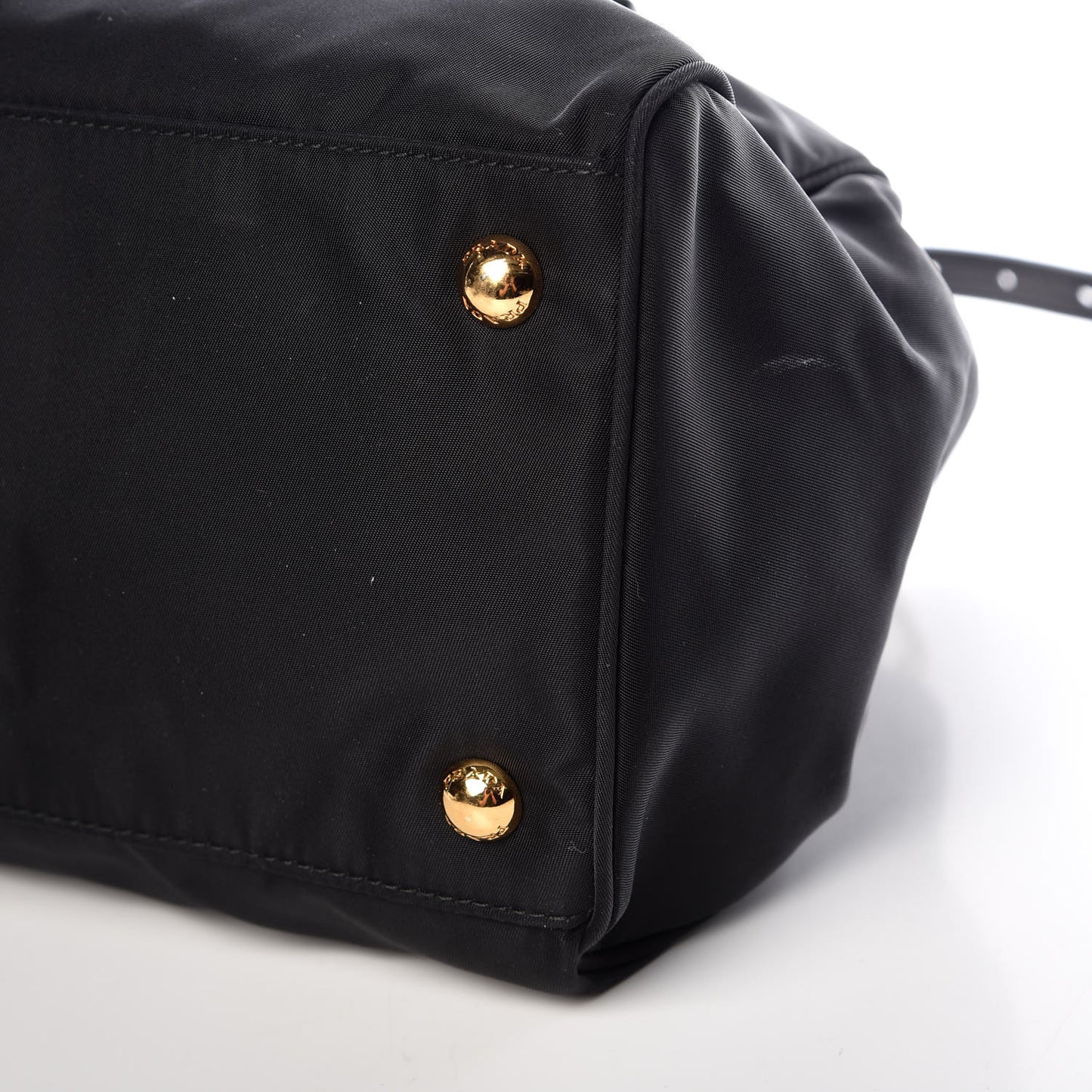 Tessuto Nylon Saffiano Tote Black