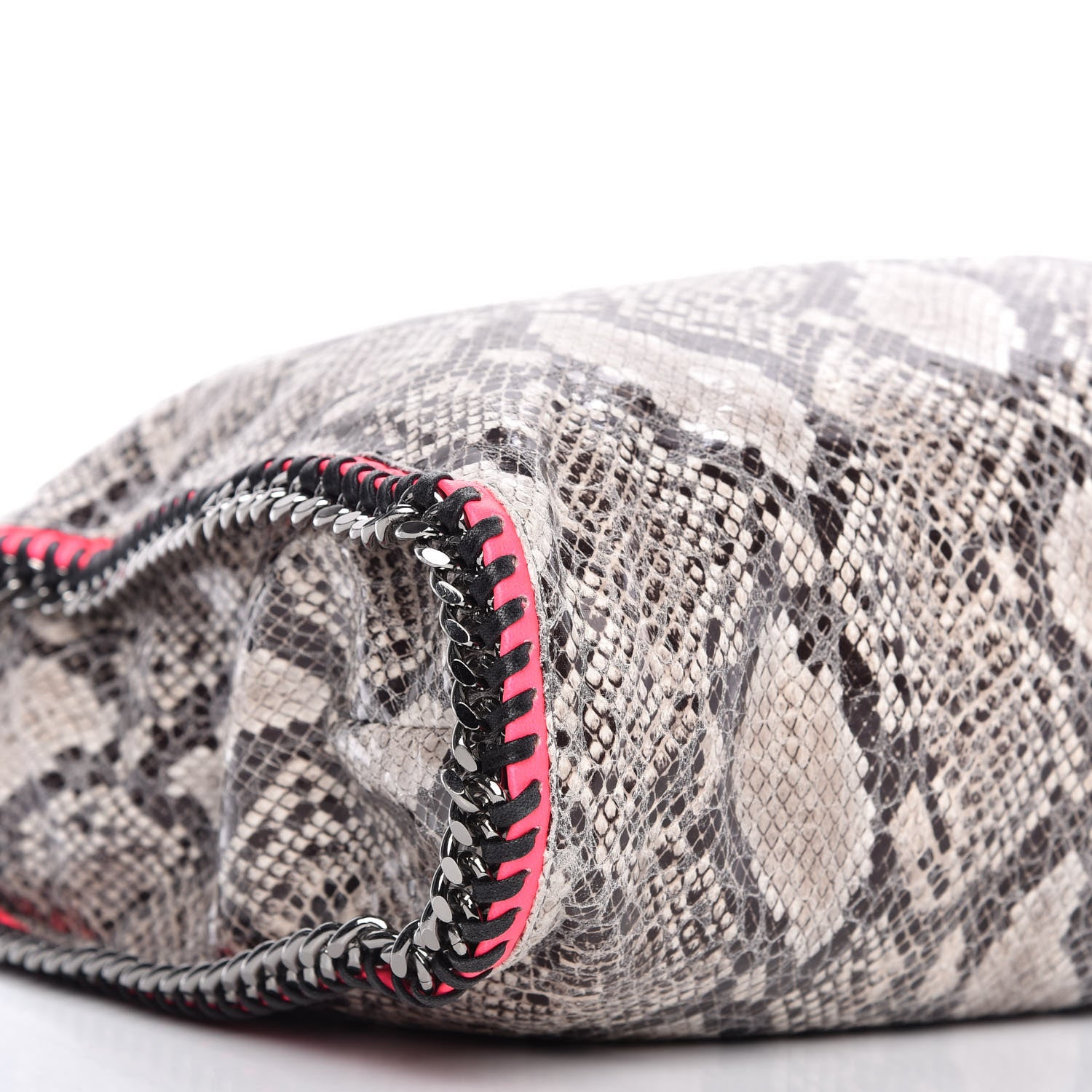 Stella McCartney Eco Python Big Falabella Tote Grey 6 of 9
