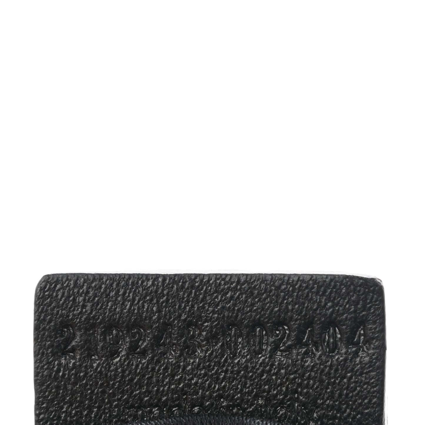 Textured Patent Easy Y Pouch Black