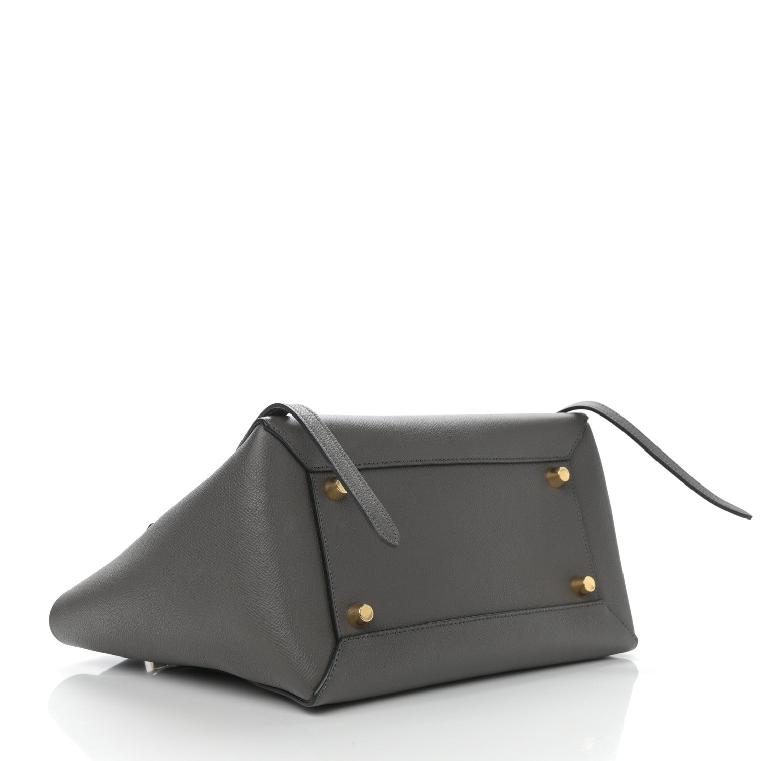 Celine Grained Calfskin Mini Belt Bag Grey 5 of 10