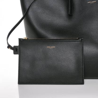 Saint Laurent Calfskin Large Shopping Tote Black 6 of 7