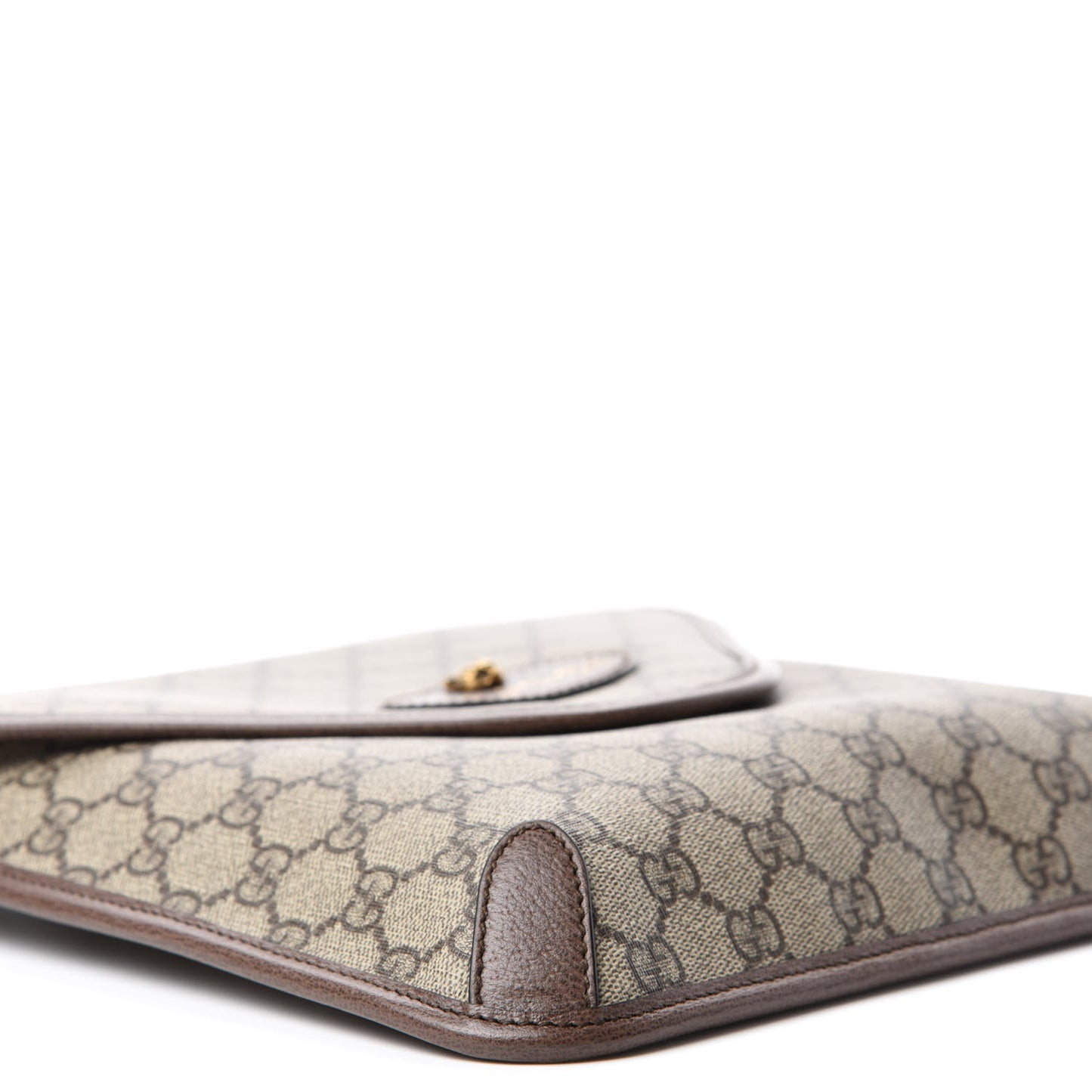 GG Supreme Monogram Web Medium Neo Vintage Flap Messenger Bag Beige New Acero