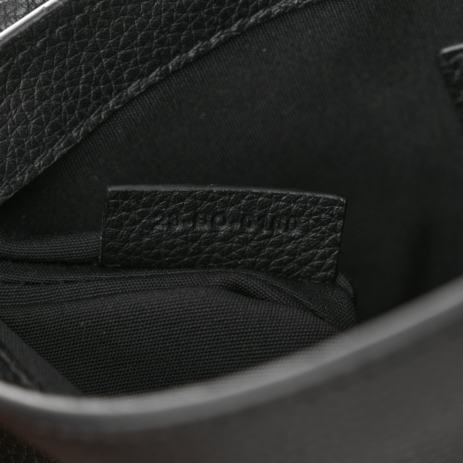 Christian Dior Grained Calfskin Saddle Messenger Bag Black 7 of 14