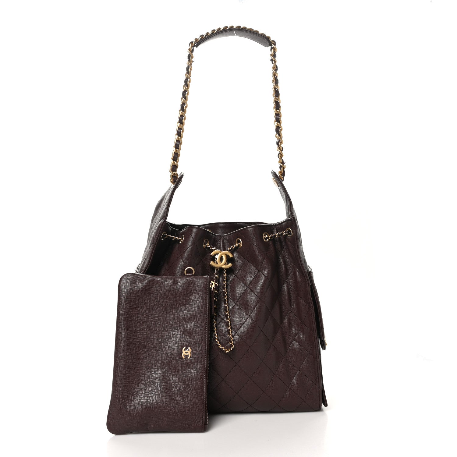 Chanel Caviar Quilted Medium Chanel 25 Handbag Dark Brown 3 of 11