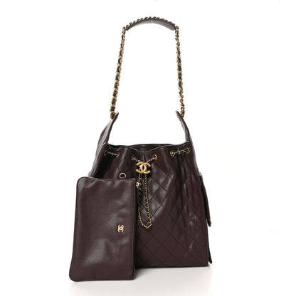 Chanel Caviar Quilted Medium Chanel 25 Handbag Dark Brown 3 of 11